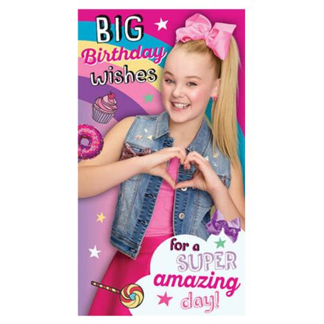 JoJo Siwa Birthday Wishes Birthday Card £2.10